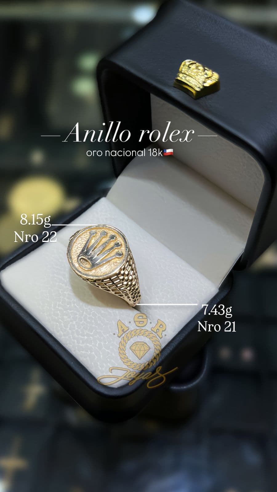 Aros enroscados (set)